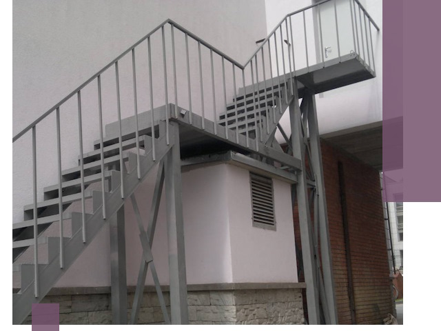 Монтаж пожарных лестниц под ключ в Александрове с гарантией качества