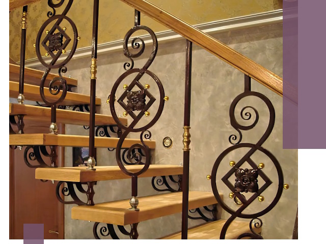 Изготовление кованых лестниц под ключ в Александрове