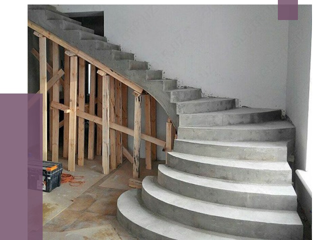 Изготовление бетонных лестниц под ключ в Александрове от 20886 руб. | ПРОЛЁТ-Лкн