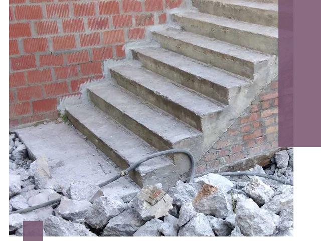 Демонтаж бетонных лестниц в Александрове: быстро и безопасно