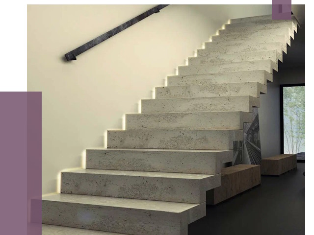 Облицовка бетонных лестниц в Александрове от 4820 руб/м2 