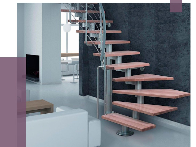 Модульные лестницы в Александрове от 17673 руб. — купить в ПРОЛЁТ-Лкн