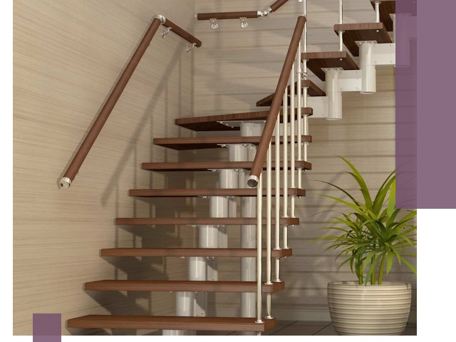 Изготовление модульных лестниц под ключ в Александрове