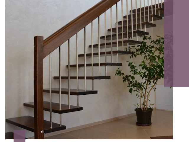 Лестницы на больцах под ключ в Александрове – изготовление и монтаж