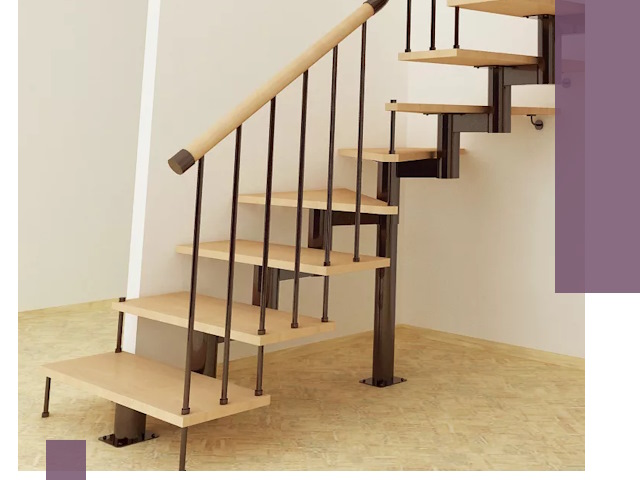 Монтаж лестниц на больцах в Александрове — быстро и надежно