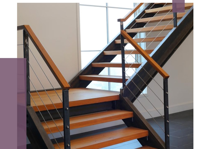 Изготовление лестниц на металлокаркасе в Александрове от 19815 руб. | ПРОЛЁТ-Лкн