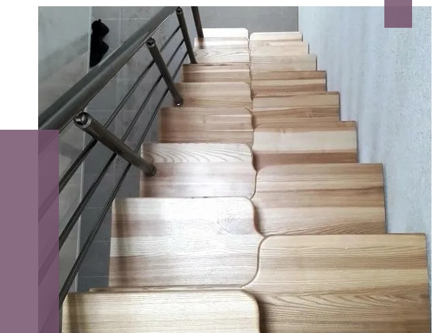 Лестницы гусиный шаг в Александрове от 13657 руб. под ключ | ПРОЛЁТ-Лкн