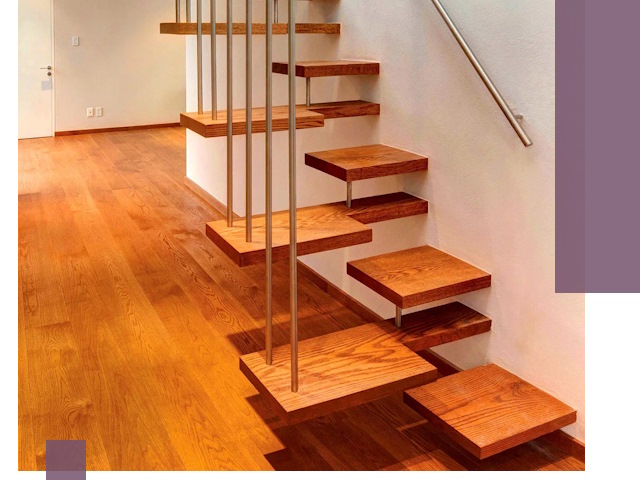 Лестницы «гусиный шаг» на заказ в Александрове для узких пространств