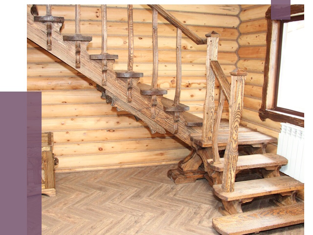 Лестницы в баню в Александрове от 20030 руб. — изготовление | ПРОЛЁТ-Лкн