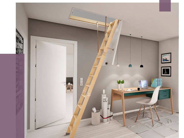 Чердачные лестницы в Александрове — от 15263 руб. | ПРОЛЁТ-Лкн