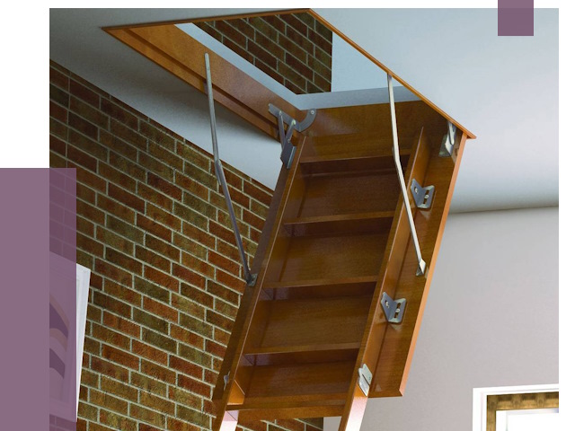 Установка чердачной лестницы в Александрове от 8194 руб. | ПРОЛЁТ-Лкн