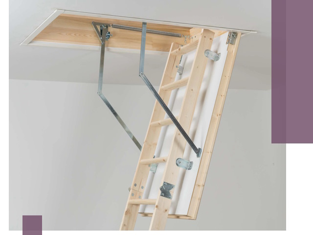 Установка чердачной лестницы под ключ в Александрове