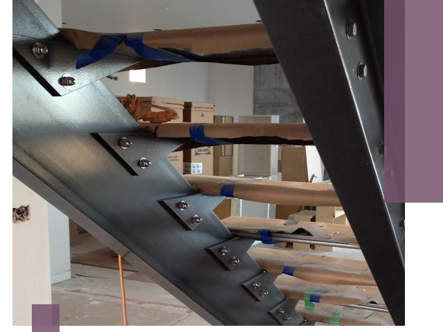 Усиление лестничных конструкций и усиление опор в Александрове