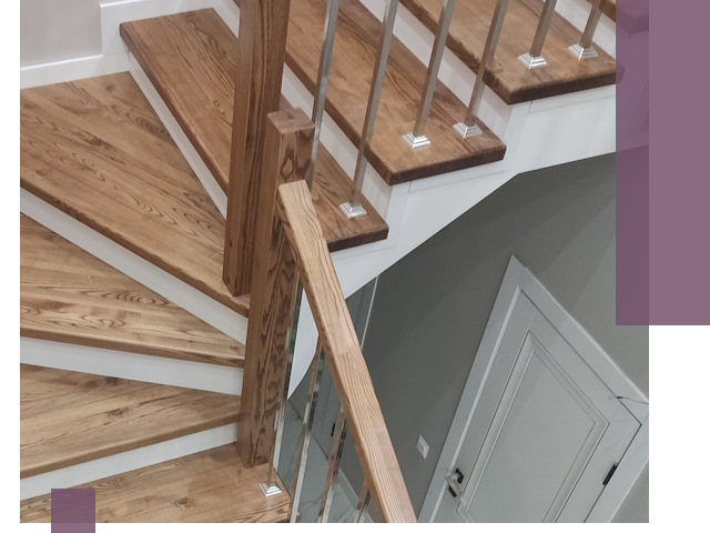 Обшивка металлических лестниц под ключ в Александрове