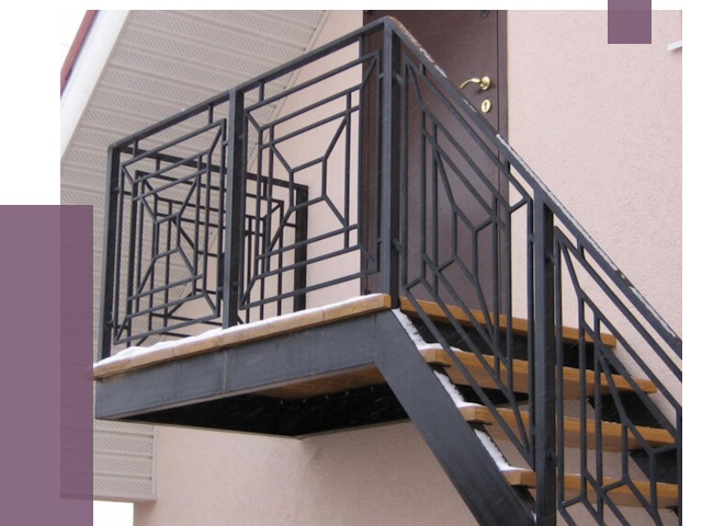 Металлические перила в Александрове от 4499 руб.  | ПРОЛЁТ-Лкн