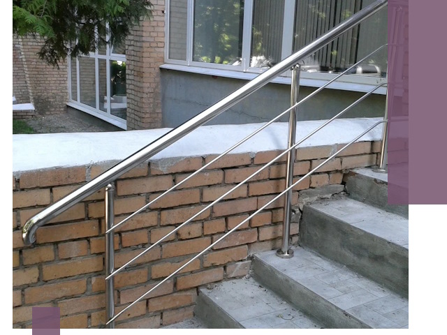 Перила из нержавеющей стали высокого качества в Александрове