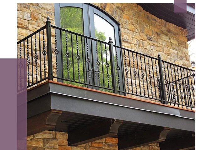 Балконные ограждения в Александрове от 8408 руб. — купить | ПРОЛЁТ-Лкн