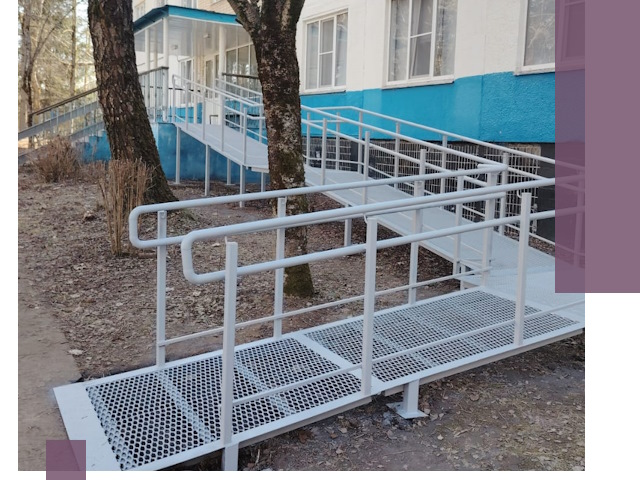 Пандусы под ключ в Александрове: изготовление, монтаж и демонтаж