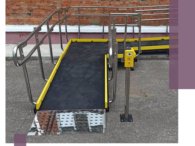 Изготовление наклонных пандусов для инвалидов в Александрове