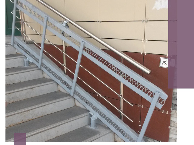 Изготовление откидных пандусов под ключ в Александрове