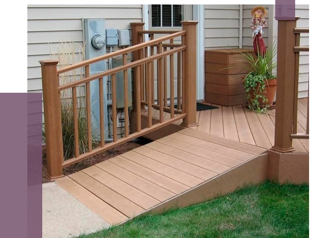 Пандус на крыльцо в Александрове под ключ от 8140 руб. 