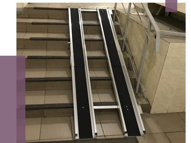 Установка пандуса в подъезд в Александрове от 8355 руб. под ключ | ПРОЛЁТ-Лкн