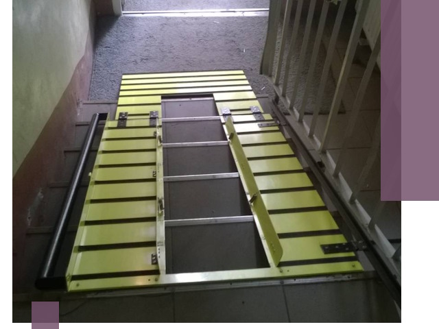 Профессиональный монтаж пандуса в подъезд в Александрове