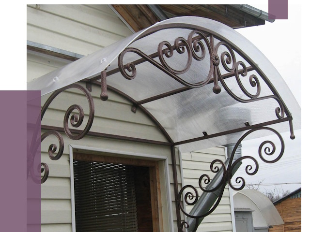 Изготовление козырьков в Александрове от 7712 руб. — заказать | ПРОЛЁТ-Лкн