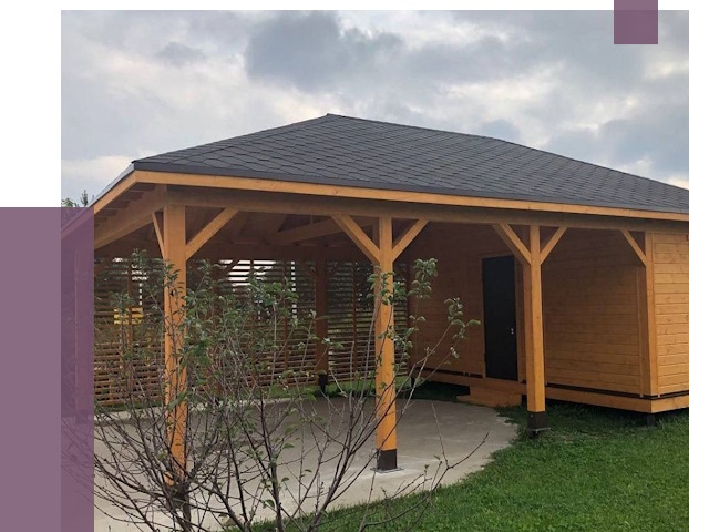 Навесы под ключ в Александрове от 50609 руб.  | ПРОЛЁТ-Лкн