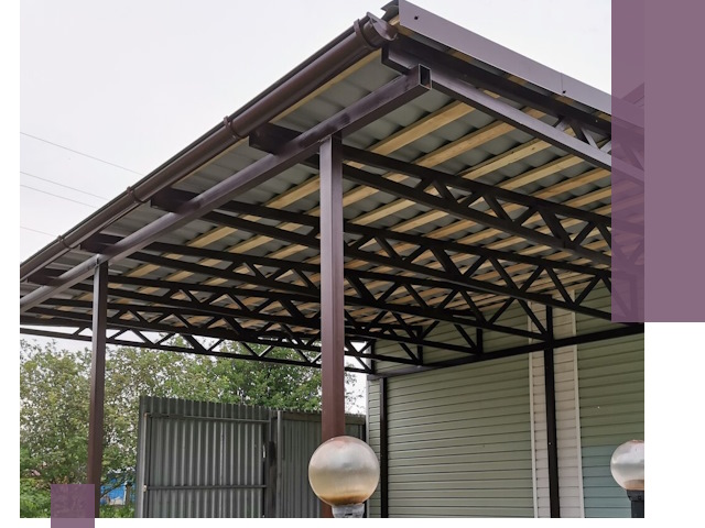 Навесы под ключ в Александрове: изготовление, монтаж и гарантия