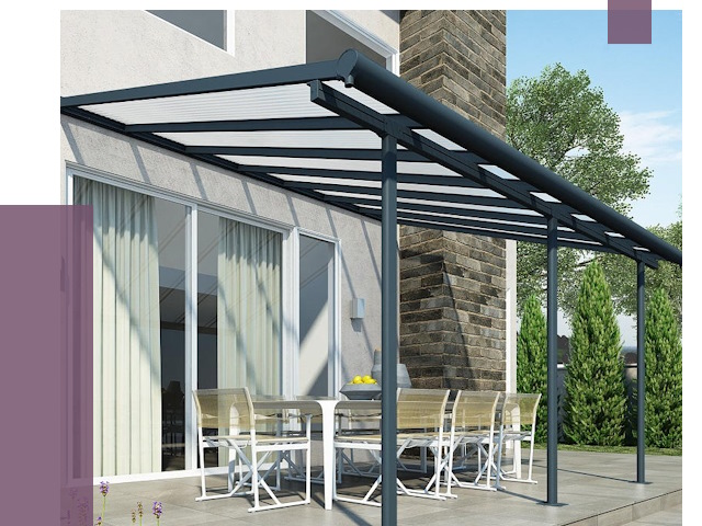 Навесы пристенные в Александрове от 9533 руб. — монтаж и установка | ПРОЛЁТ-Лкн