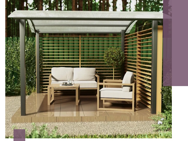 Навесы для дачи в Александрове: изготовление, монтаж и демонтаж