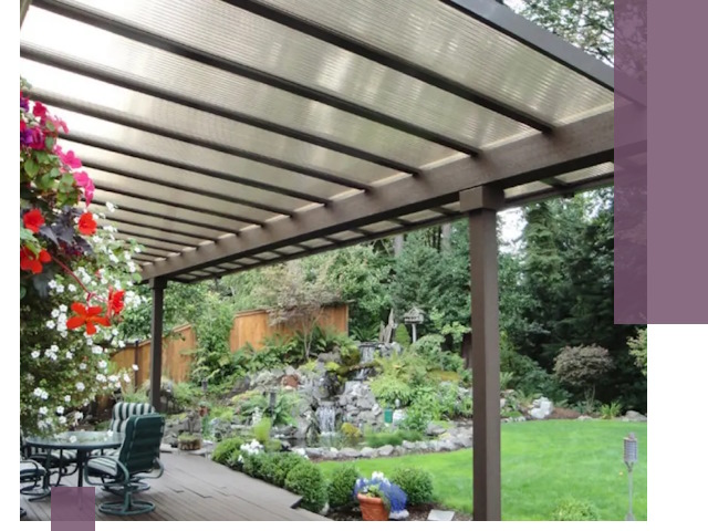 Навесы из поликарбоната под ключ в Александрове быстро и надёжно