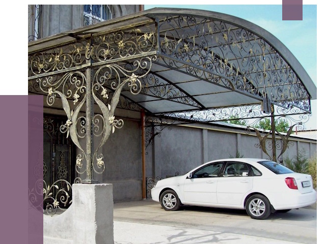 Кованые навесы в Александрове от 15263 руб. | ПРОЛЁТ-Лкн