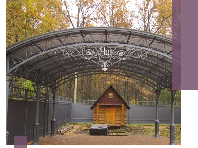 Кованые навесы премиум-класса под заказ в Александрове