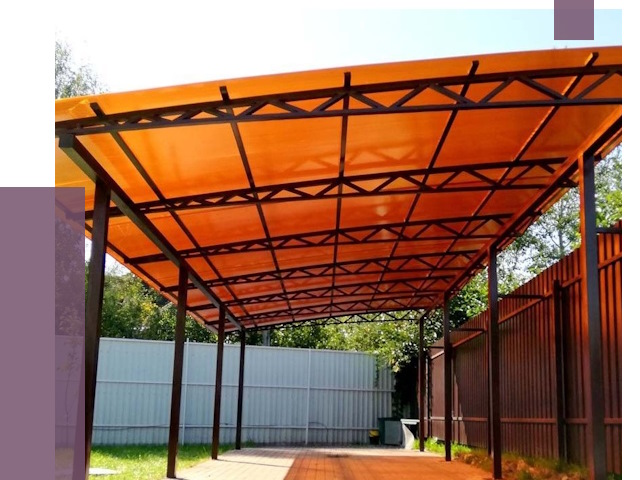 Односкатные навесы под ключ в Александрове от 13764 руб. 