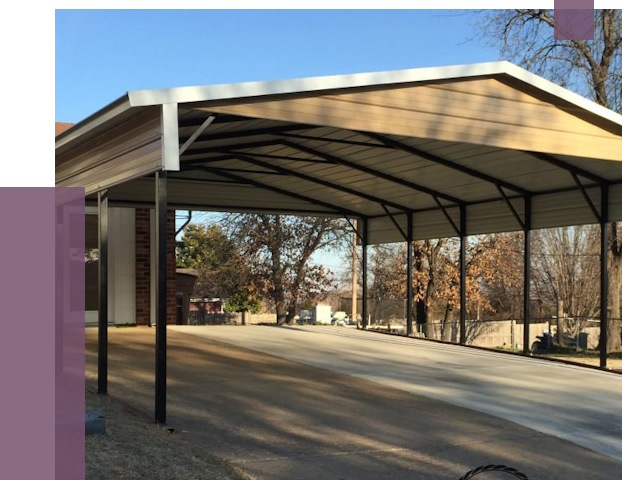 Двускатные навесы в Александрове от 8408 руб. | ПРОЛЁТ-Лкн