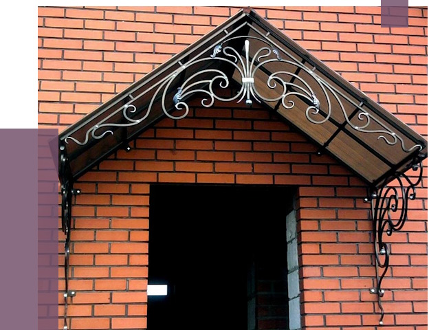 Металлические козырьки в Александрове от 11193 руб. 