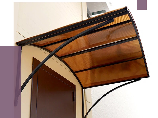 Недорогие козырьки в Александрове от 7948 руб.  | ПРОЛЁТ-Лкн