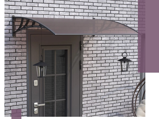 Недорогие козырьки и навесы под ключ в Александрове