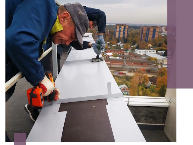 Монтаж парапетов в Александрове — установка прочных металлических ограждений