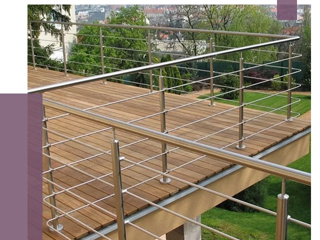 Алюминиевые парапеты в Александрове под ключ от 8140 руб. 