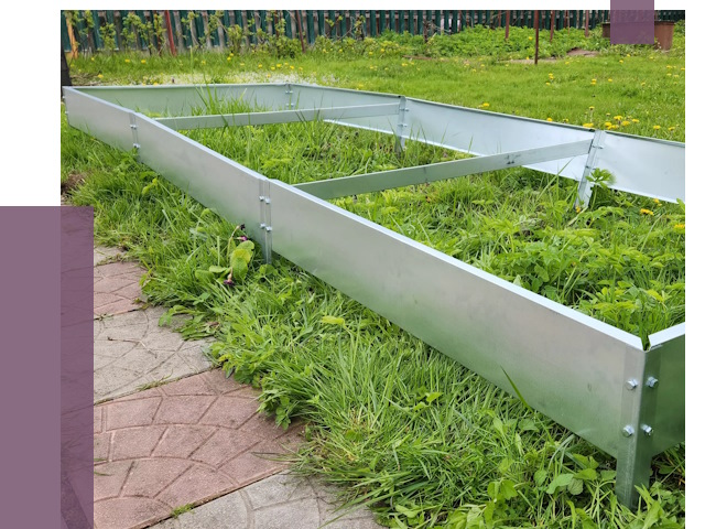 Металлические бордюры для грядок в Александрове от 1874 руб.