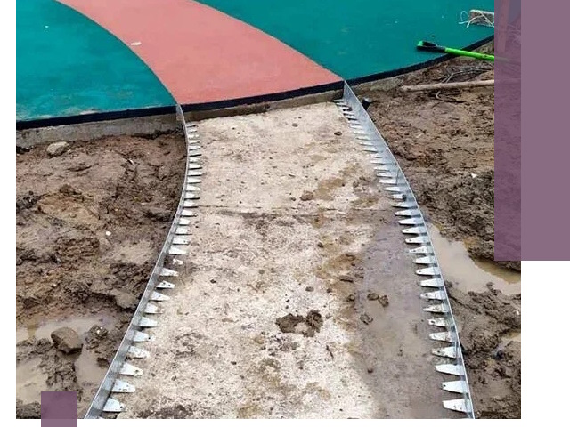 Металлические бордюры для дорожек в Александрове — монтаж и изготовление