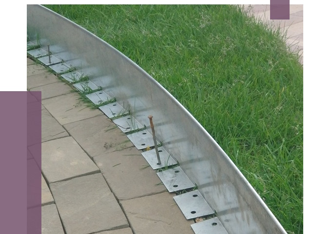 Металлические бордюры для тротуаров в Александрове от 9104 руб.