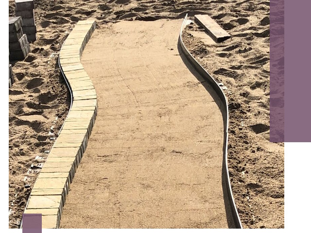 Металлические бордюры для тротуаров в Александрове — прочные и долговечные