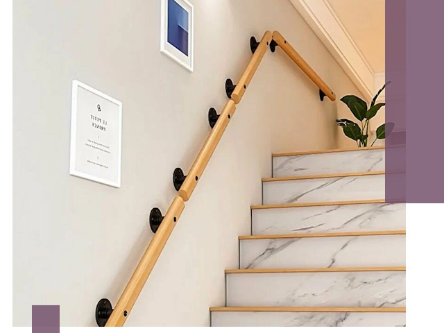 Поручни металлические и деревянные под ключ в Александрове