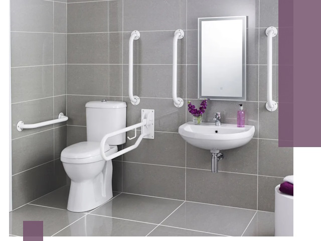 Поручни для санузлов в Александрове: установка, ремонт и монтаж