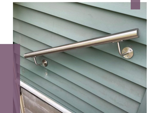 Поручни из нержавеющей стали в Александрове от 8033 руб.  | ПРОЛЁТ-Лкн